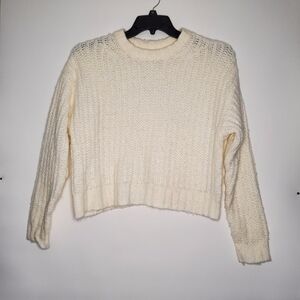 AMERICAN EAGLE OUTFITTERS- Cream KNIT SWEATER- Women's- Size XS